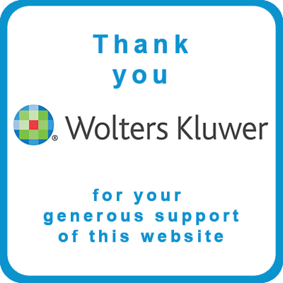 Thank you to Wolters Kluwer