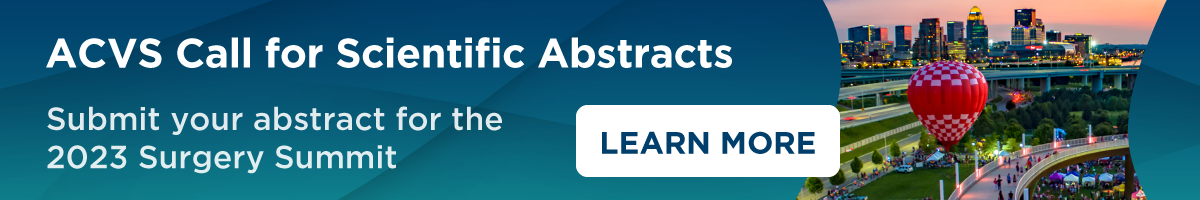 ACVS Call for Scientific Abstracts