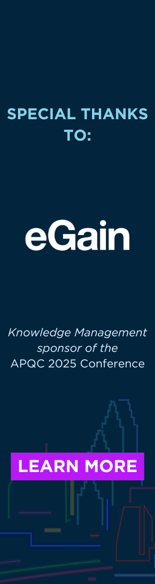 Special Thanks to eGain, Knowledge Management sponsor