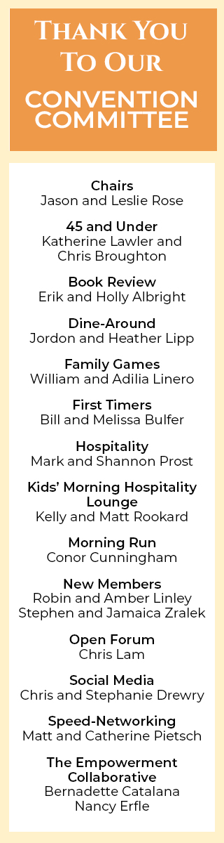 Thank You to Our Convention Committee