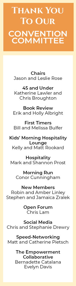 Thank You to Our Convention Committee