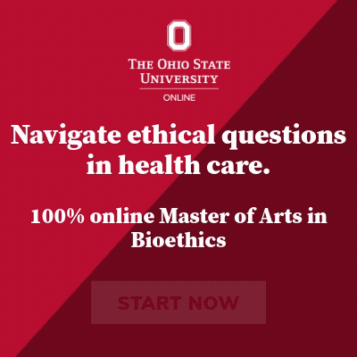 OSU Master of Arts in Bioethics Ad