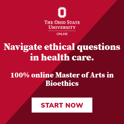 OSU Master of Arts in Bioethics Ad